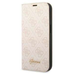 Guess GUBKP14XHG4SHP iPhone 14 Pro Max 6.7 "rózsaszín könyv 4G szüreti arany logó kép