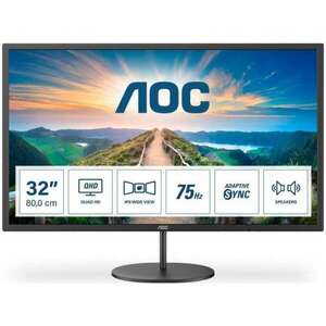 AOC Q32V4 WLED monitor, IPS, 31.5", WQHD, 2560x1440, DP, HDMI kép