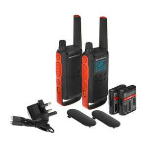 Motorola Talkabout T82 Dual Walkie-Talkie (2 Pcs) Black B8P00811EDRMAW kép