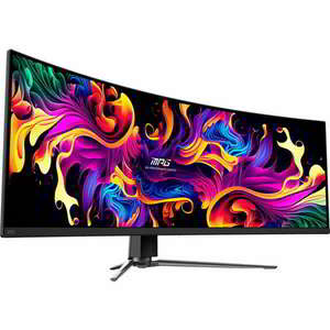 MSI 49" 491CQPDE MPG Gaming 32: 9 DQHD QD-OLED Ívelt Monitor kép