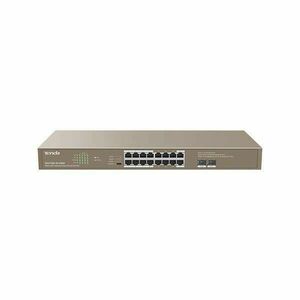 Tenda Switch PoE - TEG1118P-16-250W (16x1Gbps; 16 af/at PoE+ port; 2x SFP; 230W; rack-mount) kép