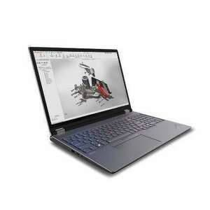 Lenovo ThinkPad P16 Intel® Core™ i7 i7-13850HX Mobil munkaállomás 40, 6 cm (16") WQXGA 32 GB DDR5-SDRAM 1 TB SSD NVIDIA RTX 3500 Ada Wi-Fi 6E (802.11ax) Windows 11 Pro Szürke, Fekete kép