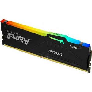 32GB 6000MHz DDR5 RAM Kingston Fury Beast RGB CL36 (KF560C36BBEA-32) (KF560C36BBEA-32) kép