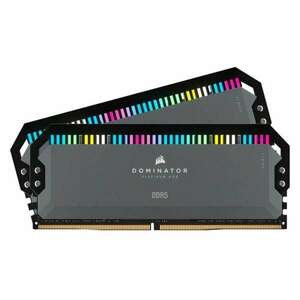 Corsair 64GB DDR5 6000MHz Kit(2x32GB) Dominator Platinum RGB Grey (CMT64GX5M2B6000Z30) kép