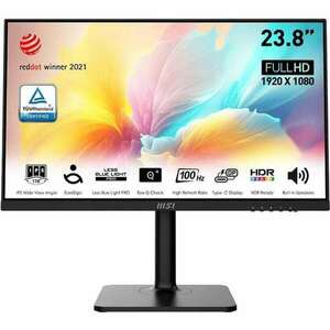 24" MSI Modern MD2412P LCD monitor fekete (MD2412P) kép