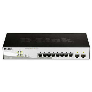 D-Link DGS-1210-08P/E Switch 8x1000Mbps(8xPOE) + 2xGigabit SFP Menedzselhető Rackes, DGS-1210-08P/E kép