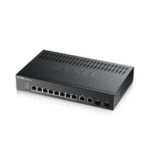 Zyxel GS2220-10-EU0101F Switch 8x1000Mbps + 2xGigabit kombó SFP, Menedzselhető Rackes, GS2220-10-EU0101F kép