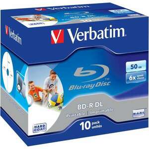 Verbatim 43736 írható Blu-Ray lemez BD-R 50 GB 10 dB (43736) kép