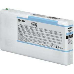 Epson T9135 tintapatron 200ml világos cián (C13T913500) (C13T913500) kép