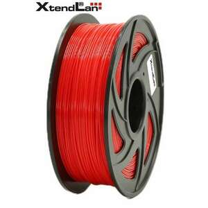 XtendLAN Filament PET-G 1.75mm 1 kg - Élénk piros (3DF-PETG1.75-FRD 1KG) kép