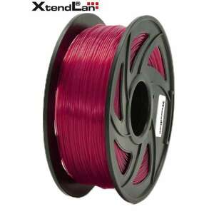 XtendLAN Filament PLA 1.75mm 1 kg - Átlátszó vörös (3DF-PLA1.75-TRB 1KG) kép