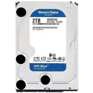 Western Digital Belső HDD 3.5" 2TB - WD20EZAZ (5400rpm, 256 MB puffer, SATA3 - Blue széria) kép