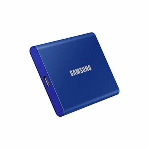 Samsung 500GB USB3.2/USB Type-C T7 Indigo Blue kép