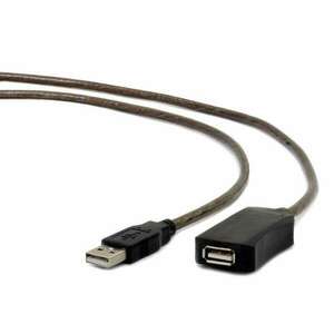 Proconnect USB-A apa - USB-A anya 2.0 Aktív Hosszabbító kábel - Fekete (24m) (PC-RP-0224) kép