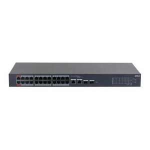 Dahua Technology DH-CS4226-24ET-240 hálózati kapcsoló Vezérelt L2 Gigabit Ethernet (10/100/1000) Ethernet-áramellátás (PoE) támogatása Fekete kép