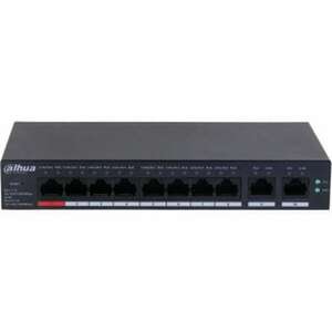 Dahua Technology DH-CS4010-8GT-110 hálózati kapcsoló Vezérelt L2 Gigabit Ethernet (10/100/1000) Ethernet-áramellátás (PoE) támogatása Fekete kép