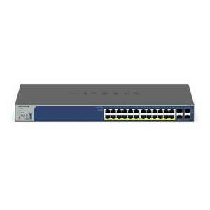 NETGEAR GS728TXP L2/L3 10G Ethernet (100/1000/10000) Ethernet-áramellátás (PoE) támogatása Fekete kép