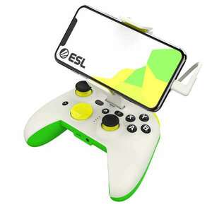 RiotPWR™ ESL Gaming Controller for iOS (White/Green) (RP1950ESL) kép