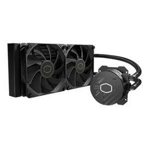 Cooler Master MasterLiquid 240L Core Processzor Folyadékhűtés készlet 12 cm Fekete kép