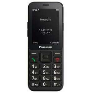 Panasonic KX-TU250, 6, 1 cm (2.4"), Single SIM, 4G LTE, Bluetooth, Fekete, Hagyományos mobiltelefon kép