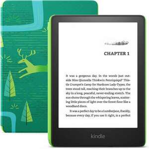 Amazon Kindle Paperwhite Kids 6.8" 16GB E-book olvasó - Fekete/Zöld (CH00196) kép