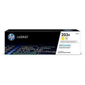 HP CF542X nagy kapacitású toner sárga (203X) (CF542X) kép