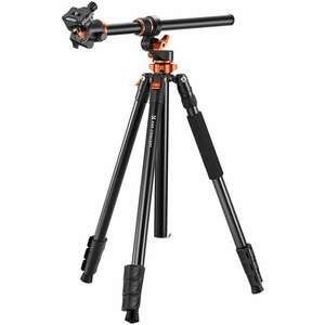 K&F Concept T254A7 Kamera állvány (Tripod) + BH-28L Monopod - Fekete (KF-09-119) kép