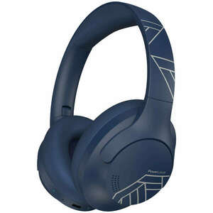 PowerLocus P3 wireless headphones (navy blue and silver) kép