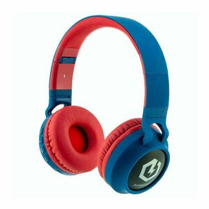 Wireless Headphones PowerLocus Buddy Kids (Navy Red) kép