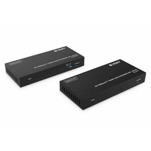 Digitus DS-55522 4K HDBaseT HDMI KVM Extender Set 150m Black kép