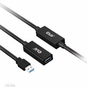 KAB Club3D USB 3.2 Gen1 Active Repeater kábel - 15 m Male/Female kép