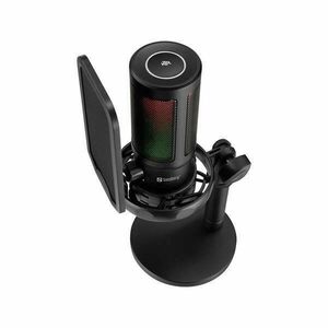 Sandberg Streamer USB Microphone RGB Black kép