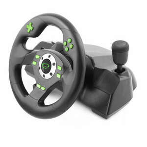 Esperanza EGW101 Drift USB Kormány Black/Green kép