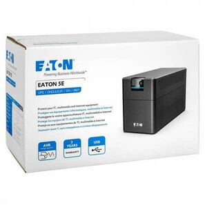 EATON UPS 5E2200UI, 2200VA (1200 W), USB, Input: C14, Output: (6) C13 LINE-INTERAKTÍV szünetmentes, AVR, torony kép