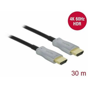 Delock Aktív optikai kábel HDMI 4K 60 Hz 30 m kép