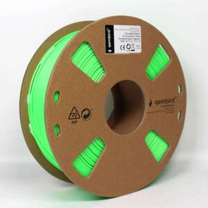 Gembird 3DP-PLA1.75-01-FG PLA Fluorescent Green 1, 75mm 1kg kép