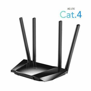 CUDY LT18 kétsávos AX1800 WIFI 6 MESH dual nanoSIM 4G (LTE CAT18) fekete router kép