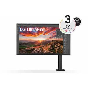 LG 32" 32UN880P-B UHD 4K Ergo IPS monitor USB Type-C™ technológiával kép