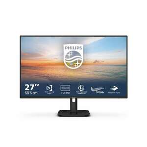 Philips ips monitor 27" 27e1n1100a, 1920x1080, 16: 9, 250cd/m2, 4ms, vga/hdmi, hangszóró, 100hz 27E1N1100A/00 kép