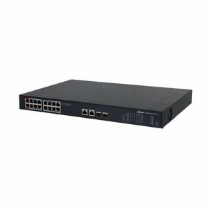 Dahua PoE switch - PFS3220-16GT-240 (16x 1Gbps at/af PoE + 2x 1Gbps + 2x SFP, 240W) kép