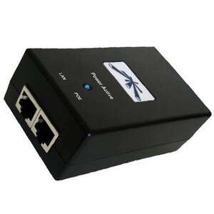 Ubiquiti PoE Injector adapter - POE-48-24W-G (48VDC@0, 5A; 24W; 1Gbps LAN) kép