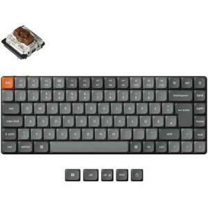 Keychron K3 Max (Gateron LP 2.0 Brown Switch) Wireless Mechanikus Gaming Billentyűzet - Német kép