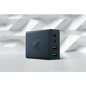 Razer 2x USB-A / 2x USB-C Hálózati töltő - Fekete (130W) kép