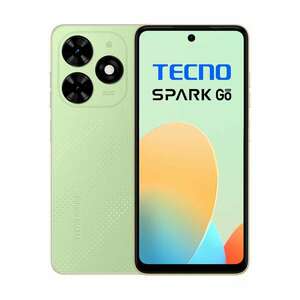 Tecno Spark Go 2024 4G 64GB, 3GB RAM, NanoSIM, Mobiltelefon, Magic Skin Green kép