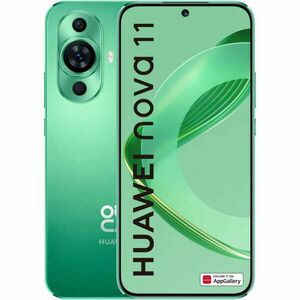 Huawei Nova 11 Mobiltelefon, Kártyafüggetlen, 8GB RAM, 256GB, 4G, Zöld kép