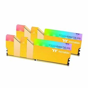 Memória Thermaltake TOUGHRAM RGB 32GB (2x16GB) DDR5 5600MHz U-DIMM Metallic Gold RG36D516GX2-5600C36A kép