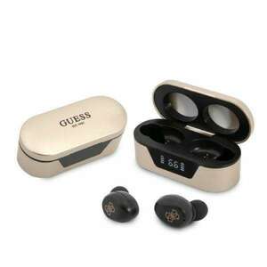 Guess True Wireless Classic Logo Bluetooth 5.0 sztereó TWS headset beépített mikrofonnal arany (GUTWST31ED) kép