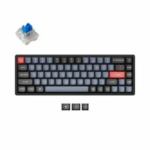 Billentyűzet Gaming Mechanikus billentyűzet Keychron K6 Pro 65% K PRO kék kapcsoló RGB LED, alumínium keret K6P-J2 kép