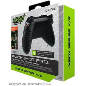 Bionik xbox series s/x kiegészítő quickshot pro kontroller ravasz csomag fehér, bnk-9073 BNK-9073 kép