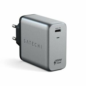 Satechi 100W USB-C PD Wall Charger Gallium Nitride (GaN) charging - Space Grey kép